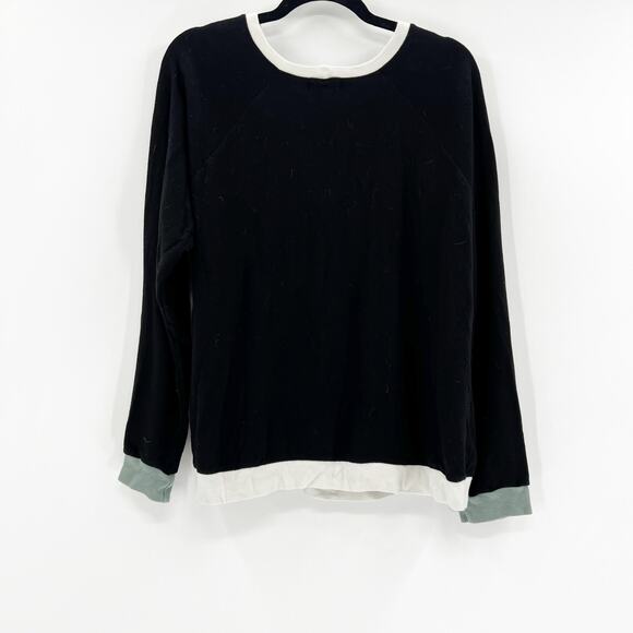 Monrow‎ Black Pullover Sweater Lounge Wear Small - Picture 5 of 5